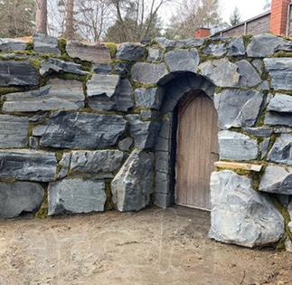 Ландшафтный природный камень "Графитовый Лазурит"